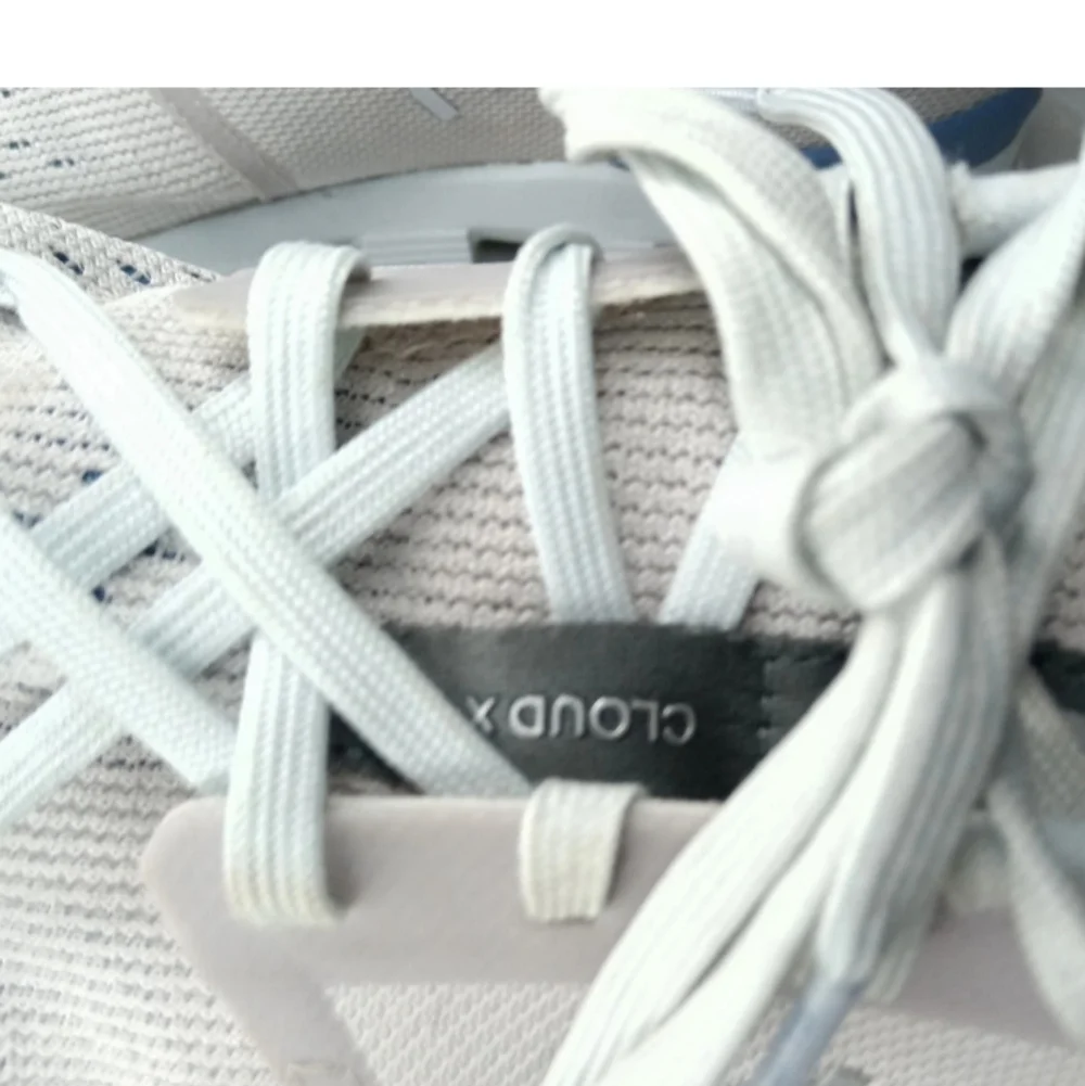 ON Running Cloud X 4 Shoes Women's Size 10.5 Sneakers Silver Chambray